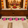 corner flowers set of 4 ready rangoli designs set for decoration